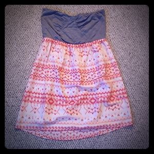 Roxy womens large strapless dress
